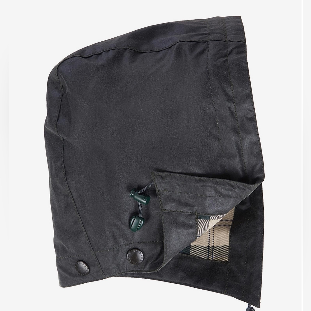 Barbour Wax Hood Sage   Never Worn
